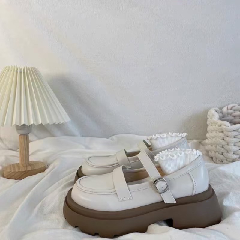 Pass giày loafer giày lolita hot trend da mềm hàng cao cấp