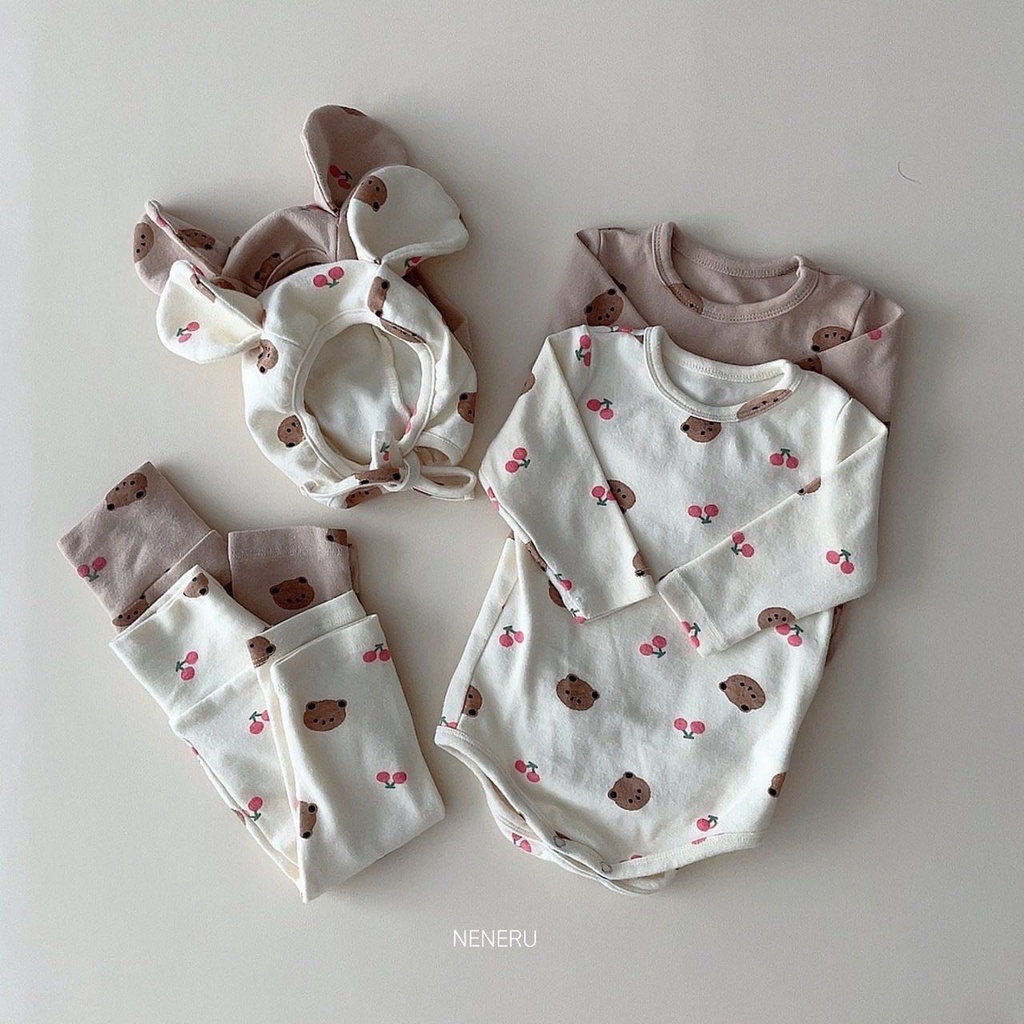 Bộ Body Ba Chi Tiết Cho Bé Trai Bé Gái Từ 4Kg Đến 17Kg Thời Trang Trẻ Em Heri Kids