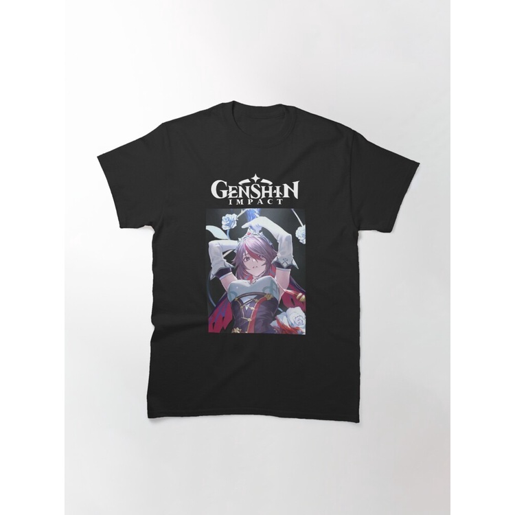 Áo thun hình Rosaria Genshin Impact Mondstadt Cryo Vision Anime cực chất giá rẻ mẫu HOT bán chạy