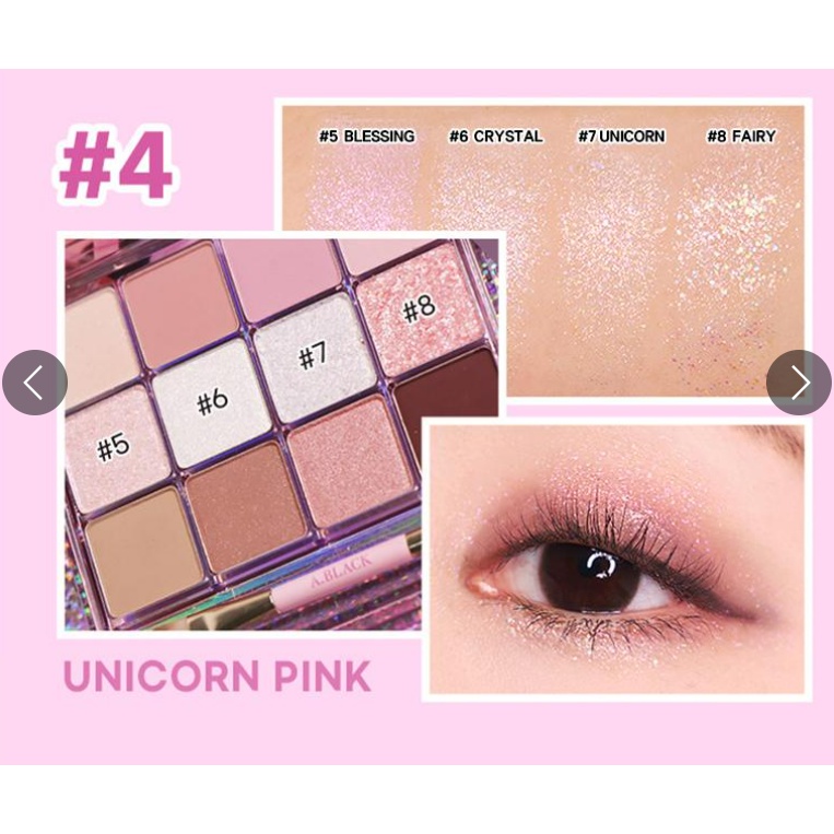 Bảng Phấn Mắt 12 Màu A.Black Glam Change Multi Palatte by Clio 14.4g