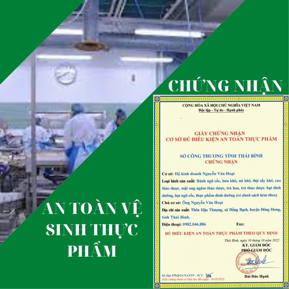 Yến mạch giảm cân cán dẹt cán vỡ hafer flocken 500gr , ăn liền Tuệ Minh