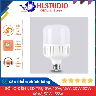 Bóng đèn led trụ, công suất 5W, 10W, 15W, 20W 30W 40W, 50W, 65W tiết kiệm điện năng HL Lighting