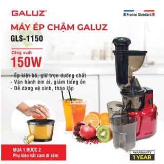 Máy ép chậm galuz gls-1150 máy ép chậm 2 trong 1 kèm bộ vắt cam cho máy