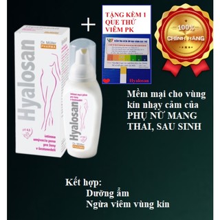 (Date mới) Dung dịch vệ sinh dạng bọt cao cấp cho bà bầu - Hyalosan Wash Foam 150ml