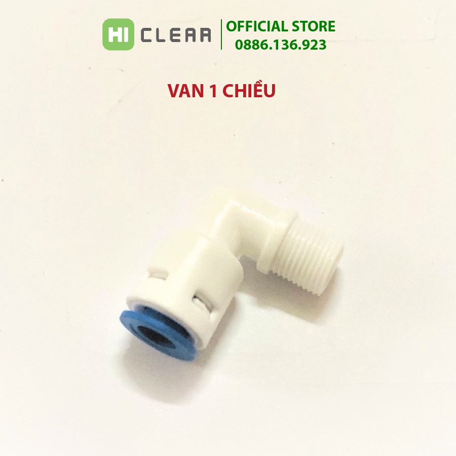 Van 1 chiều, van co vuông của máy RO,đầu dây 6