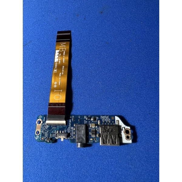Board phụ cổng jack âm thanh và cổng usb, nút công tắc bật tắt wifi cho laptop dell lattitude E7440