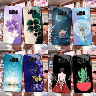 Ốp lưng samsung s8, s8 plus, s8+ mặt kính cường lực sáng bóng, cao cấp