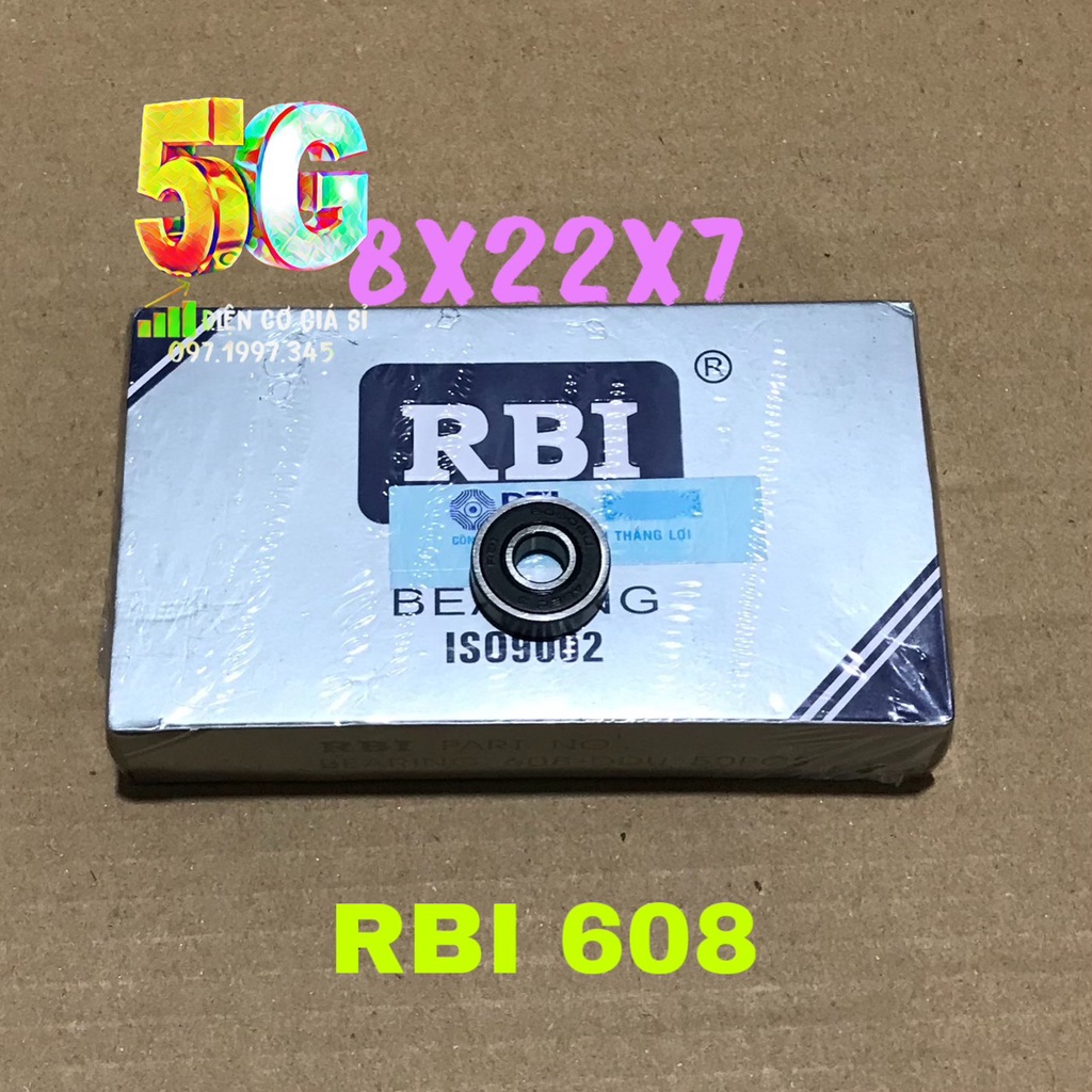 Bạc Đạn RBI Mã 607 - 608 - 609 - 627 - 628 - 629 Lưu Ý Mã Số Trên Bi Khi Đặt Hàng