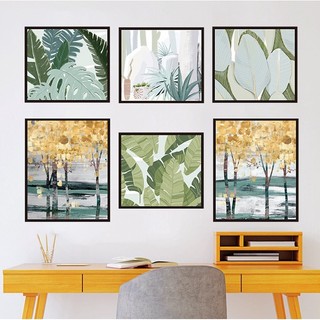 Decal dán tường Tranh nhiệt đới