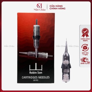 Kim Đạn Máy Pen Kim Robinson Màu Đen size nhỏ mảnh bén cho phun xăm thẩm mỹ lẻ 1 cây