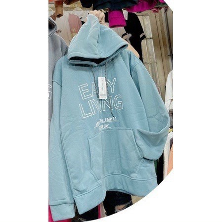 Áo Hoodies Nữ Nón Lớn Form Rộng Vải Nỉ Dày Mịn Che Nắng Chắn Gió Siêu Hot NEW UNISEX