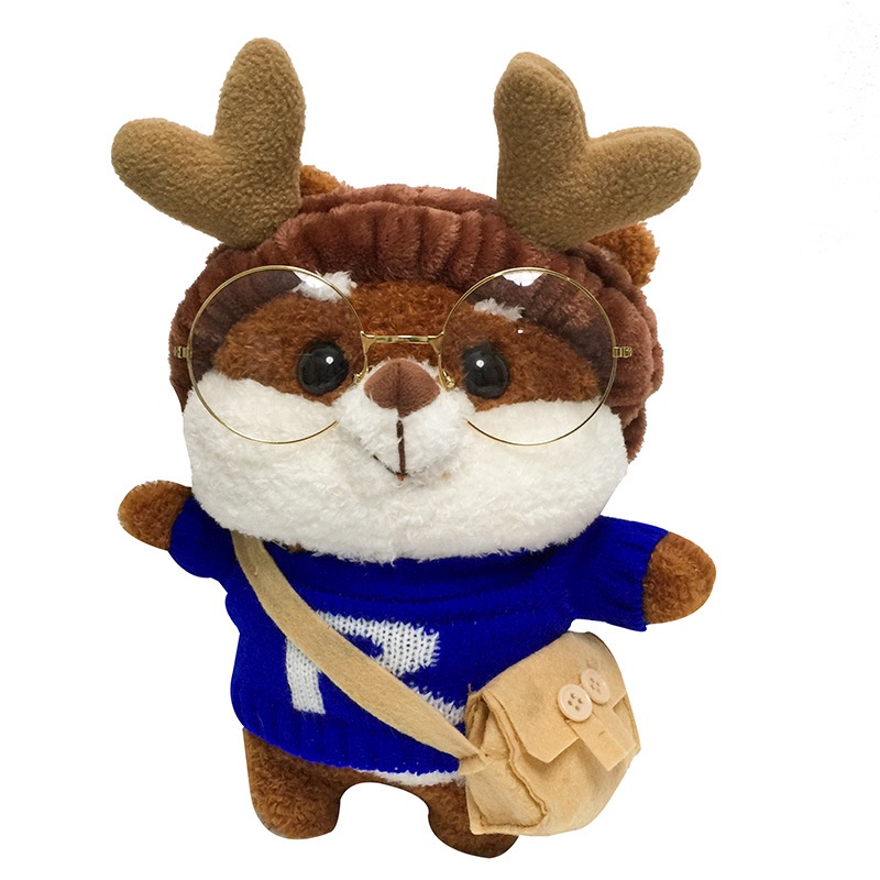 Túi đeo chéo TENDER AFTERNOONS kiểu dáng búp bê nhồi bông hoạt hình đáng yêu thời trang dành cho nữ