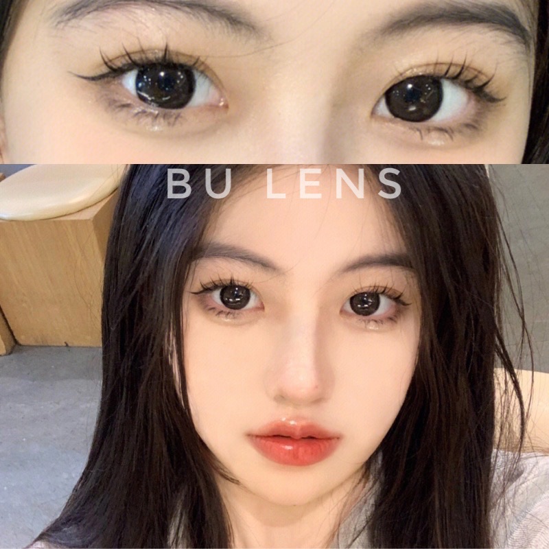 Lens Đen Xinh 1 Cặp Tặng Khay Gương Dụng Cụ Cao Cấp