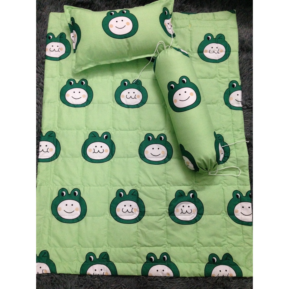 Bộ chăn gối cho bé đi học mầm non có ruột gối 0-5 tuổi siêu đẹp