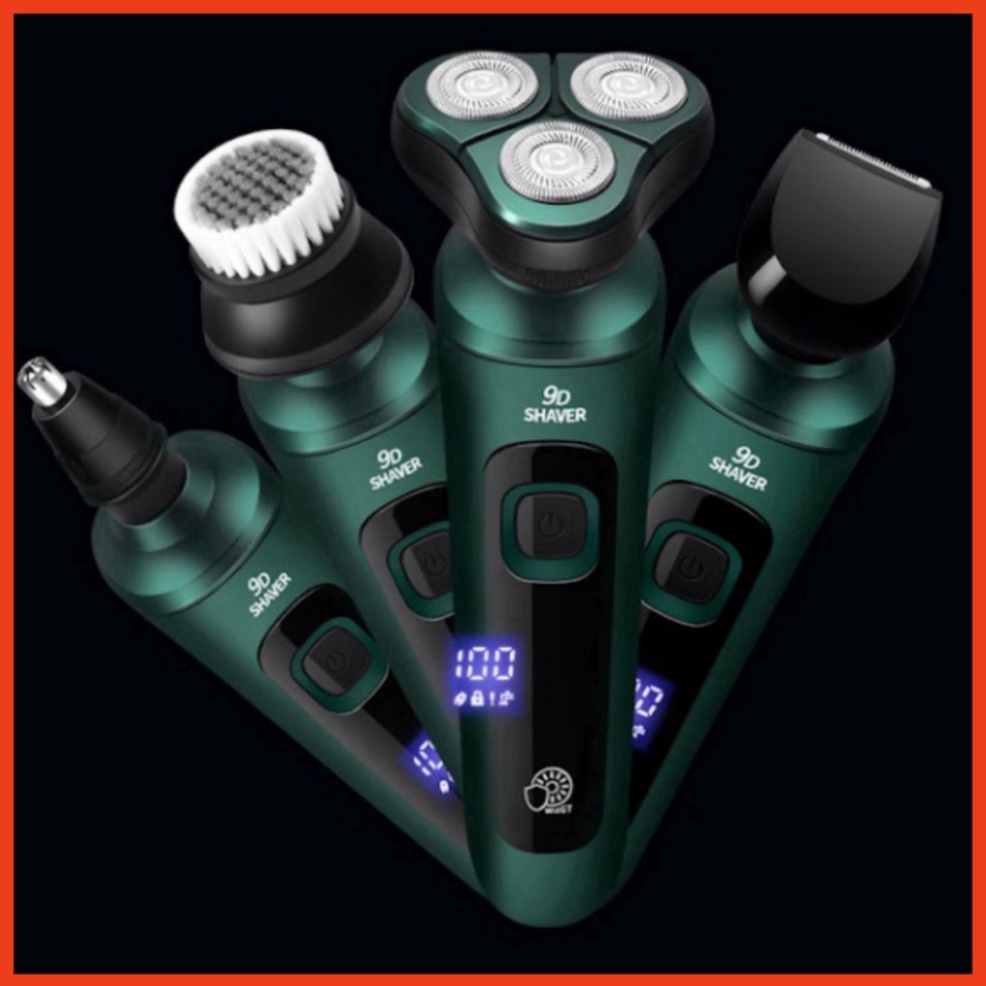 Máy Cạo Râu đazinăng 9D SHAVER screen chỉ ra LED Dao Cạo Nổi 3 cổng sạc cho iPhone 4/4S/5/5S và các loại máy Samsu Hot