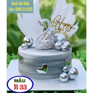 Bánh giả - bánh mô hình - Mẫu thiên nga sang chảnh
