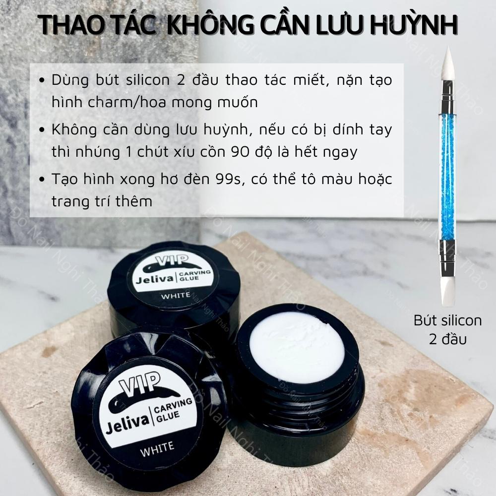 Gel nặn hoa không cần lưu huỳnh JELIVA hũ 8g