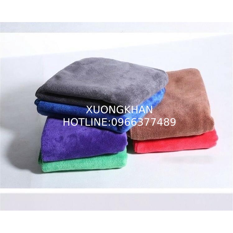 Khăn lau xe kt 30x30 Microfiber mềm mịn thấm hút nước tốt Chuyên Dụng lau rửa xe hơi, ô tô, xe máy