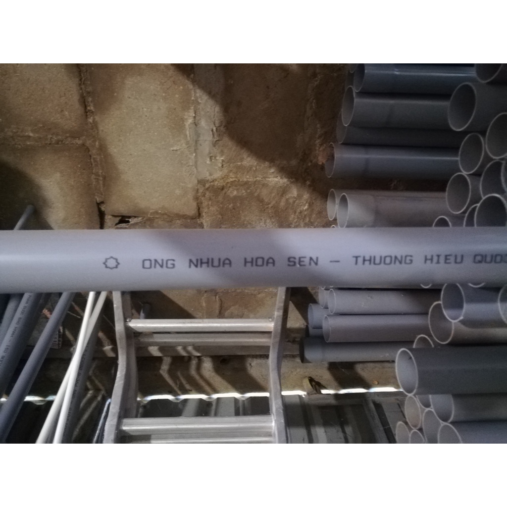1m  Ống nước nhựa PVC HOA SEN phi 21, 27, 34mm