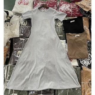 Váy thun cotton viền eo QC - Vaydaicoctay5577