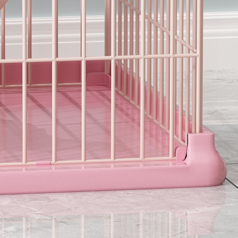 Chuồng Thú Cưng Gấp Gọn Mẫu Mới Size M 75x50x44cm, Dành Cho Thú Cưng Dưới 10kg, 3 Màu Sắc Xanh Trắng Hồng