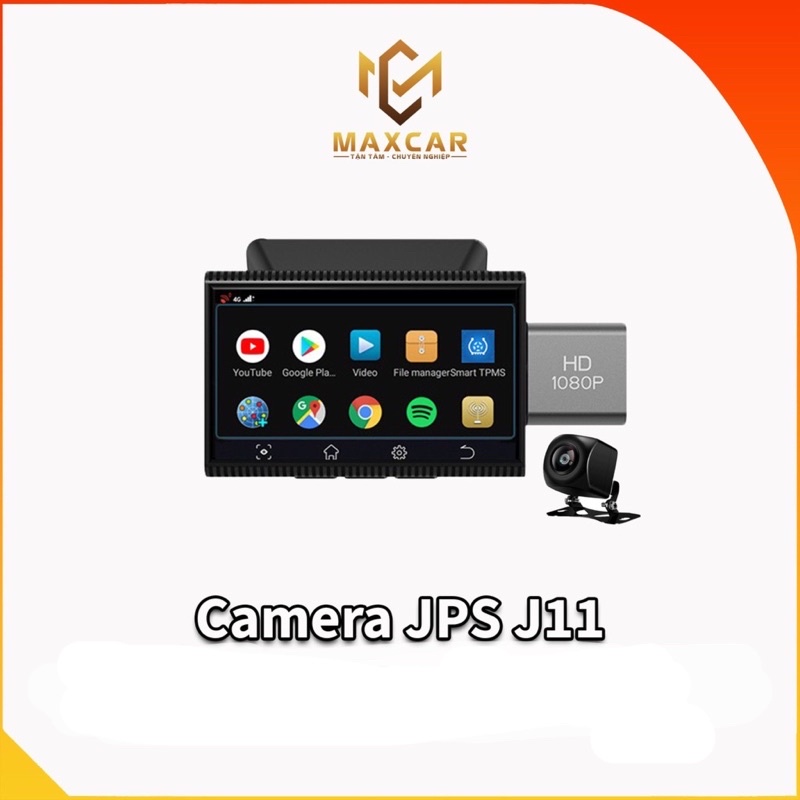 Camera hành trình android J11 lắp sim 4g, xem youtobe,bản đồ chỉ đường, kết nối điện thoại, định vị gps