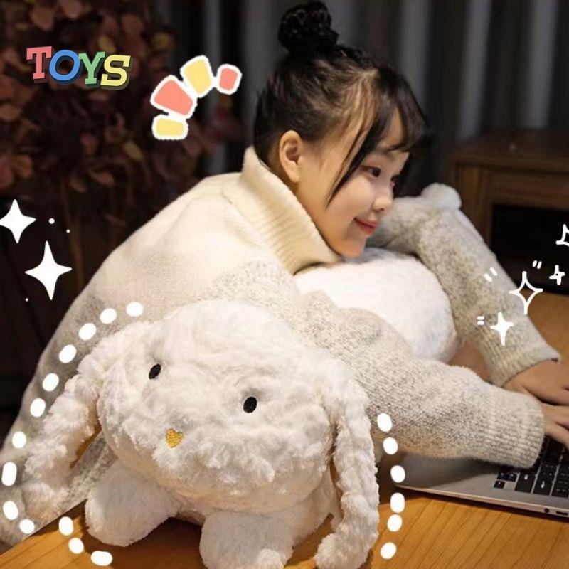 Gối Ôm Dài Hình Thỏ Laurel Nhồi Bông Dễ Thương