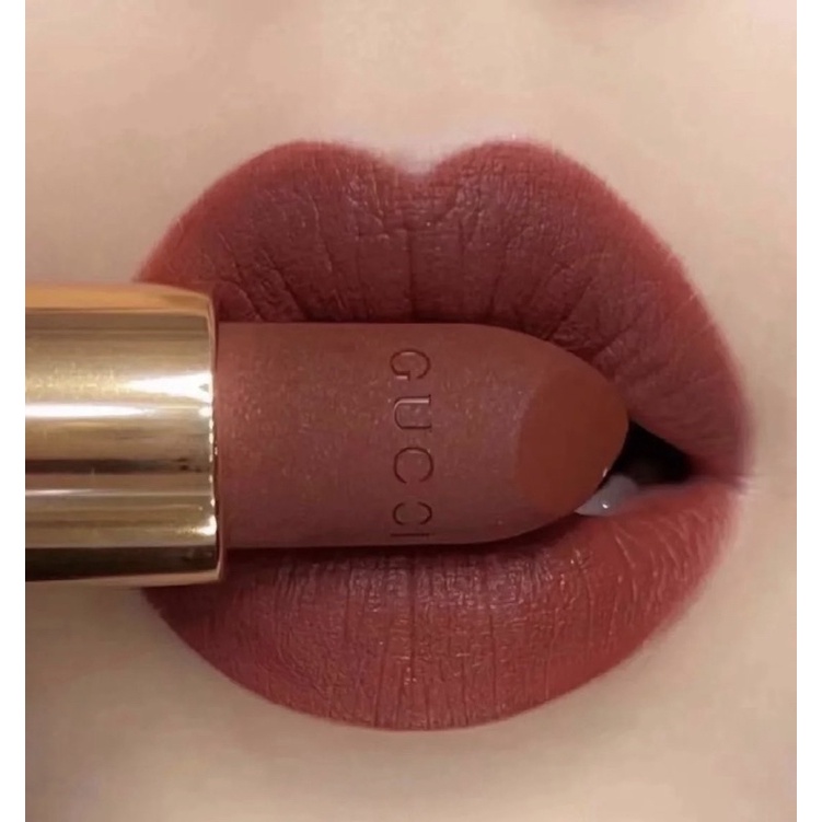 Son màu Gucci Lip Colour Rouge vỏ hoa 3.5gr