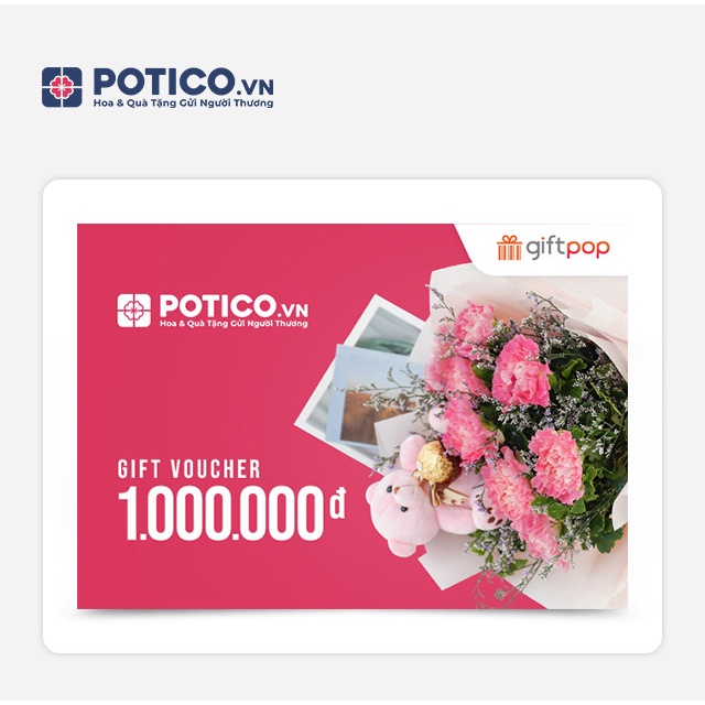 Phiếu quà tặng Potico.vn 1000k