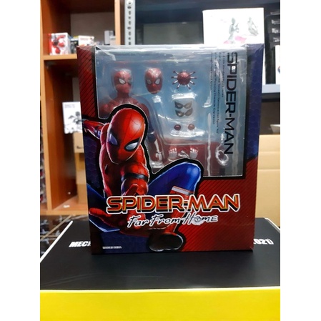 SHF SPIDER MAN PS4 UPGRADED SUIT BOOTLEG  (HỘP FAR FOR HOME )
