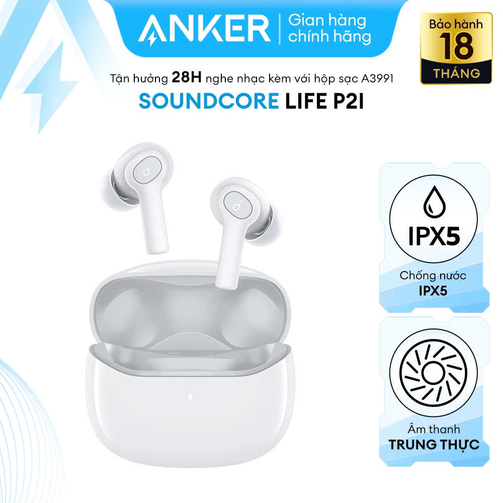 Tai nghe không dây SOUNDCORE (by ANKER) Life P2i True Wireless (TWS) - A3991