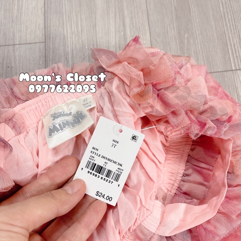 XD- váy voan tu Disney size 12m-5y