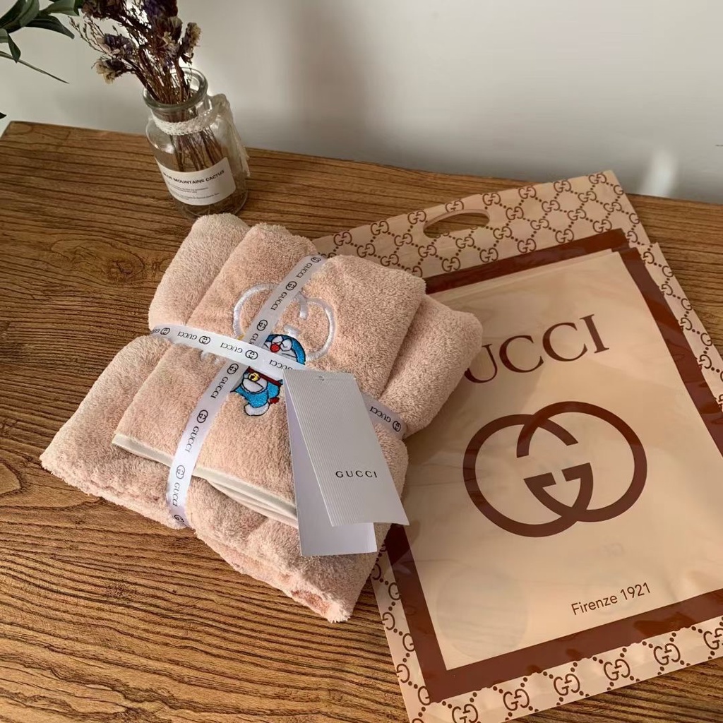 Set 2 Khăn Tắm Siêu Thấm Hút Đa Năng Tiện Dụng