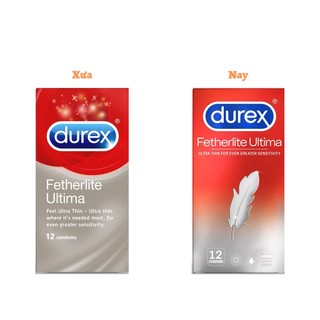 Bộ 2 hộp Bao cao su siêu mỏng DUREX Fetherlite Ultima siêu mỏng 12bao / 1 hộp