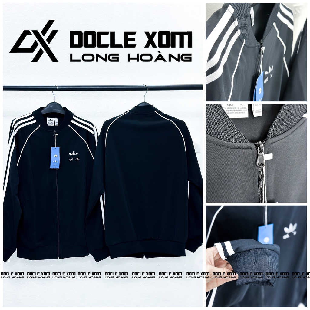 Áo Khoác Thể Thao Nam 3 Sọc Kiểu Dáng Trẻ Trung