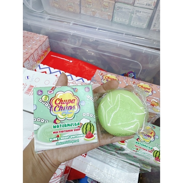 Xà phòng tắm Chupa Chups Multivitamin Soap Thái Lan hương trái cây 80gr