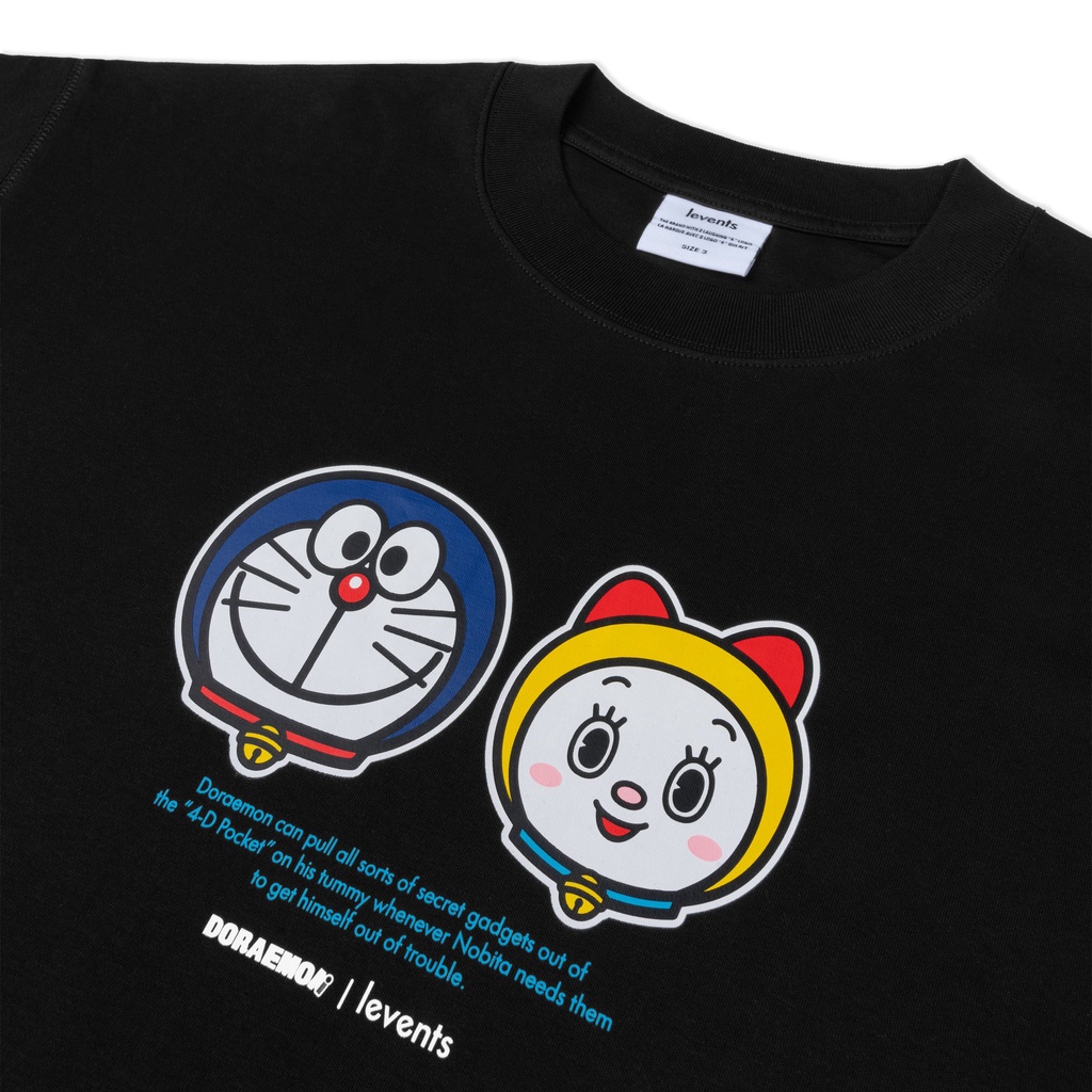 Áo Thun , Ao Phông Nam Nữ In Hình Levents Doraemon 5D Siêu Đẹp Siêu Nét- Bún Shop 88