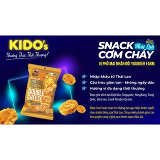 Snack cơm cháy Thái Lan Younger Farm túi 60gr