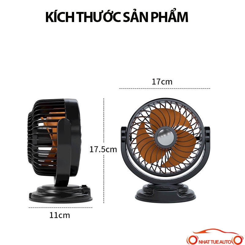 QUẠT Ô TÔ, QUẠT ĐƠN ĐIỀU HÒA ĐỂ TAPLO, TREO TƯỜNG ĐA NĂNG, QUẠT MINI 5V/12V/24V