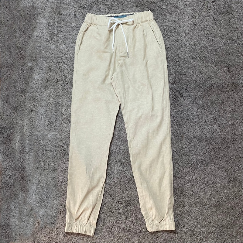Quần jogger linen nam Z*ra [ Hàng lỗi nhẹ như hình ]