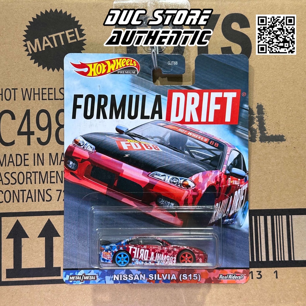 Ducstore Xe mô hình GRB46 Hot Wheels Boulevard Nissan Silvia (S15) - Card Variant