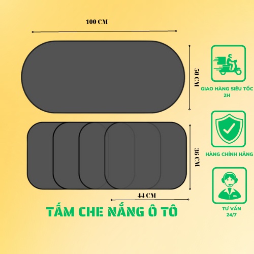 Tấm che nắng kính xe hơi,tấm chắn nắng cửa kính ô tô dạng lưới cách nhiệt, chống tia UV đầy đủ kích thước các loại xe