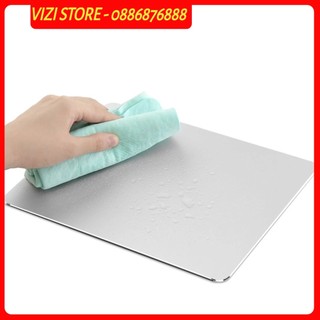 Lót Chuột Hợp Kim Nhôm Nguyên Khối Cao Cấp Mouse Pad kiêm Bàn di chuột bằng nhôm Aluminium Mouse Pad