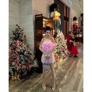 ĐẦM BODY LÔNG ĐÍNH ĐÁ