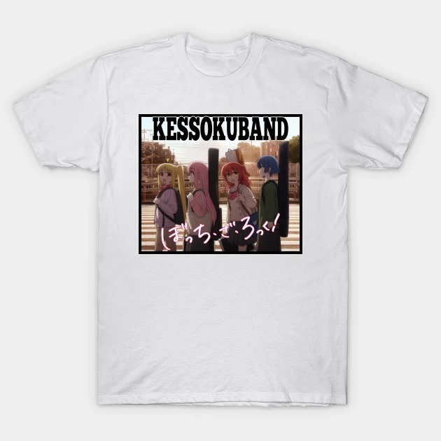 Áo thun hình Kessoku band (bocchi the rock ) cực chất giá rẻ mẫu HOT bán chạy