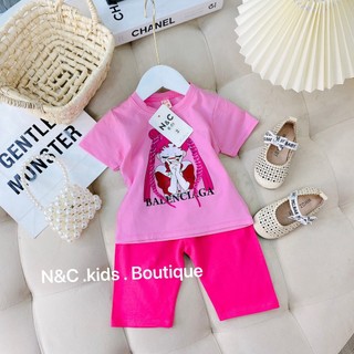 Bộ COTTON CÔ GÁI TẾT TÓC điệu đà (8-16kg)