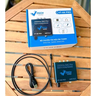 Bộ chuyển quang optical sang audio AV VITECH VT08PRO  cao cấp ,có nút điều chỉnh âm lượng