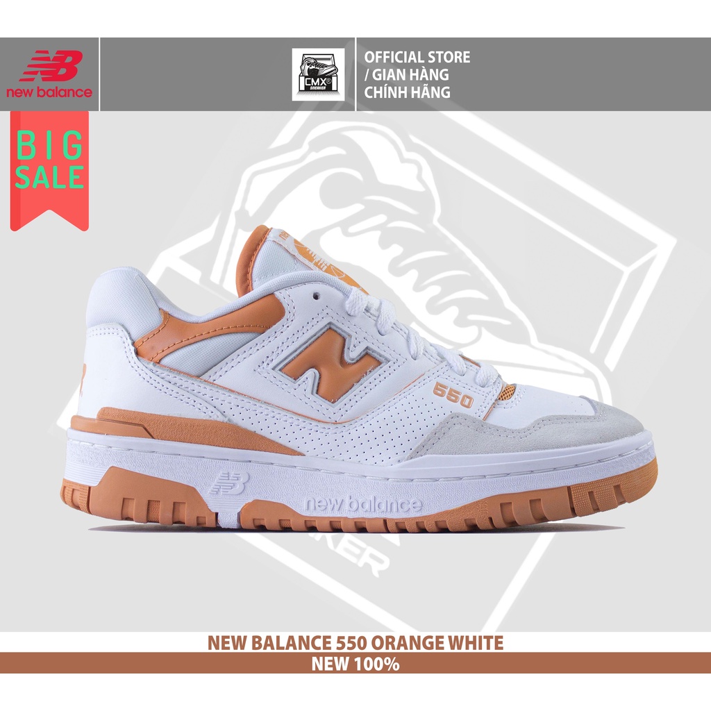 Giày New Balance 550 ORANGE WHITE - AUTHENTIC 100%