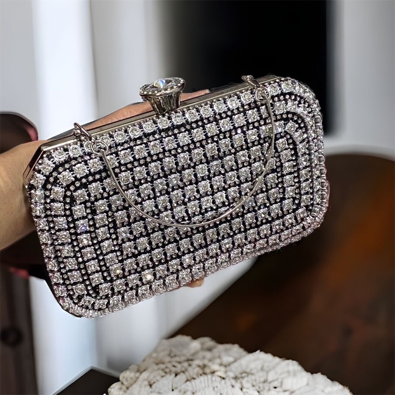 Bóp Đầm Đeo Vai Kết Hạt Thủ Công Hàng Cao Cấp Có Quai{ Nhận giao hoả tốc trong ngày khu vực tphcm}