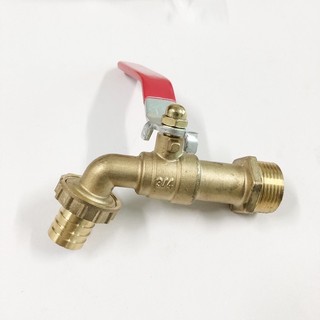 vòi nước ferroli phi 21 -phi 27 đồng thau cao cấp